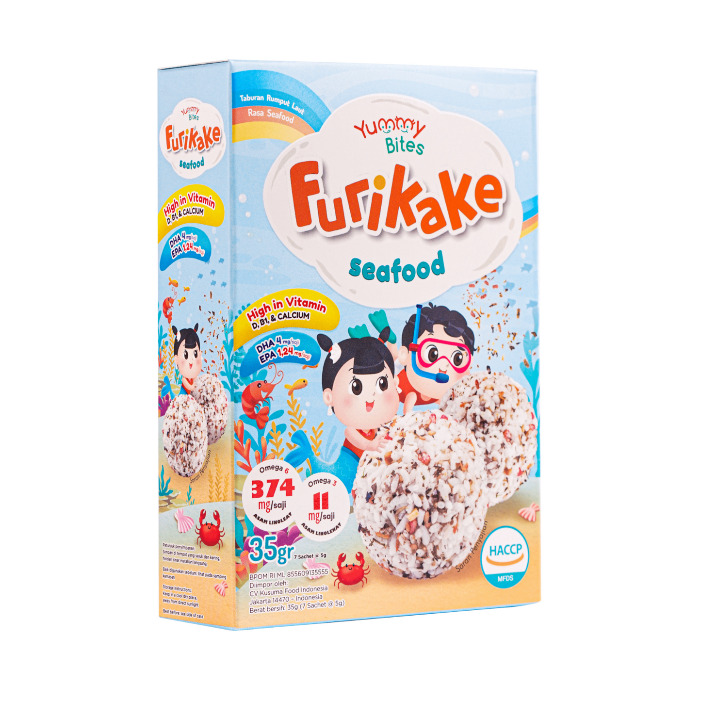 Yummy Bites Furikake (35g) - Seafood (1yr+)