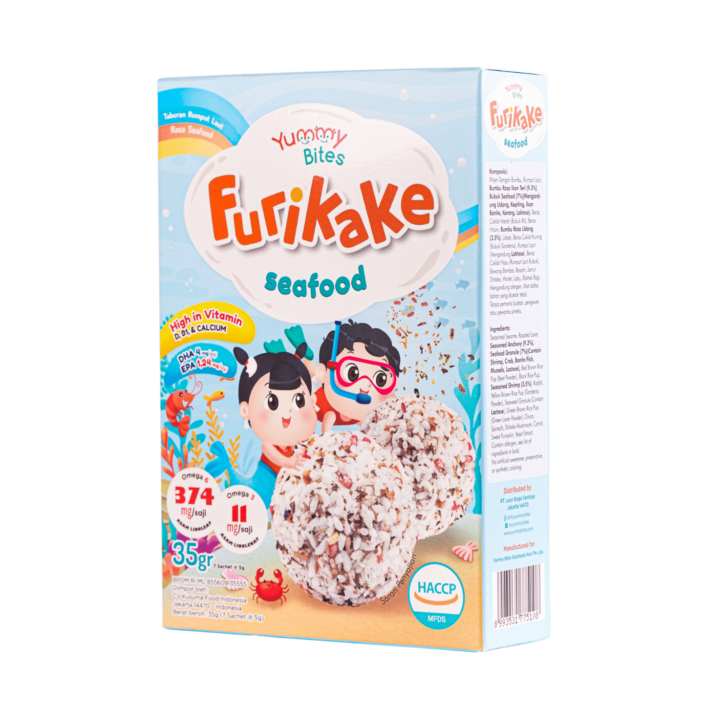 Yummy Bites Furikake (35g) - Seafood (1yr+)