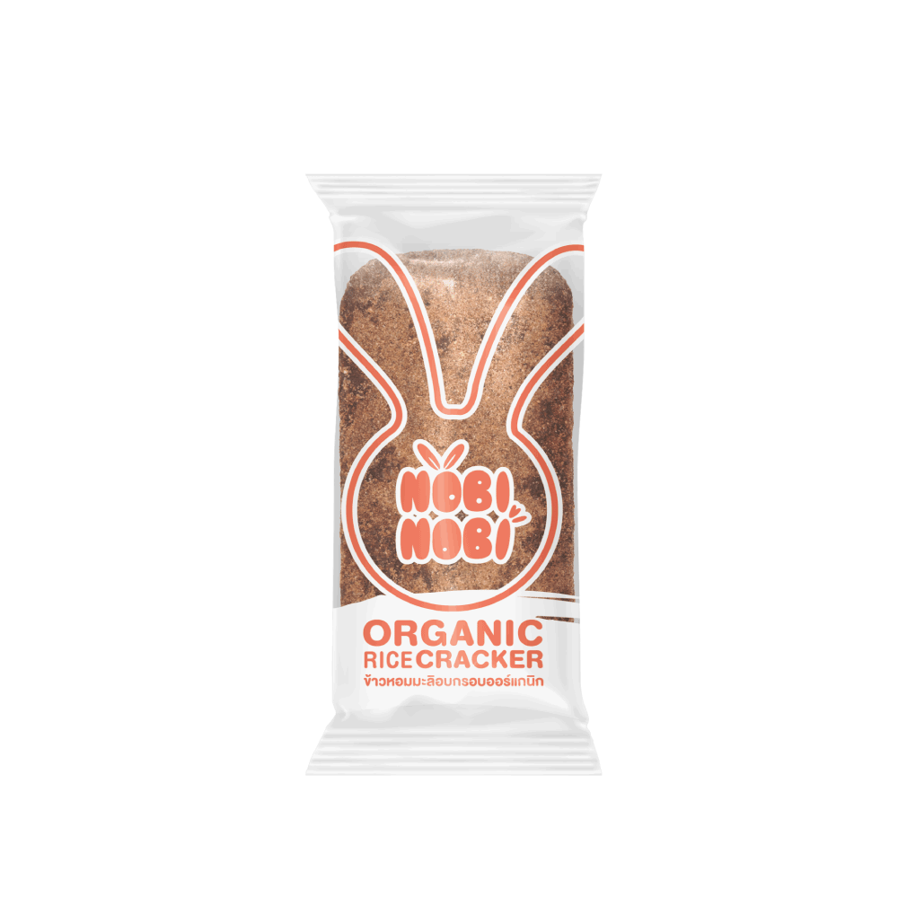 Organic crispy chocolate flavor cracker
