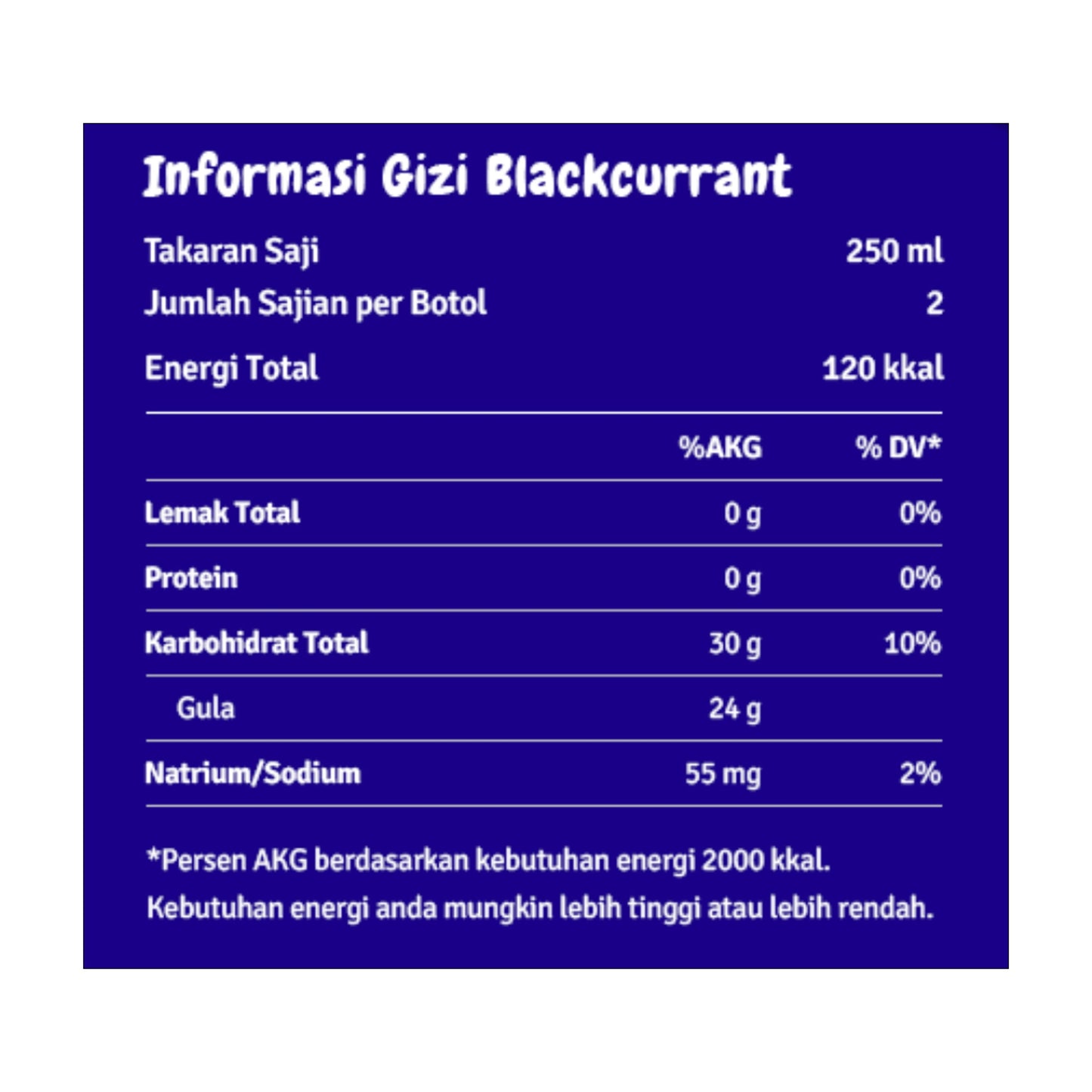 carton- Sosro Fruit Tea (500ml) - Blackcurrant