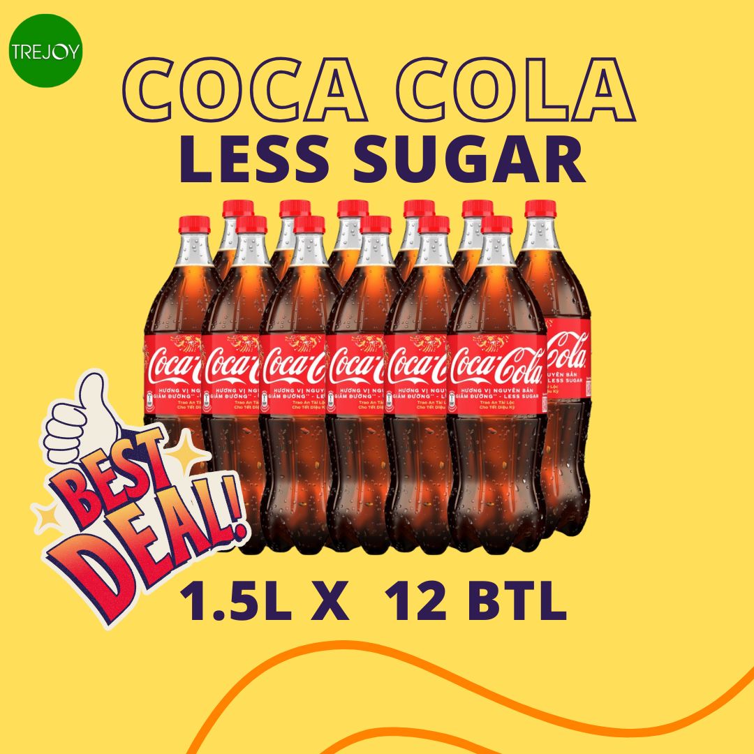 Coke less sugar 1.5l x 12btl