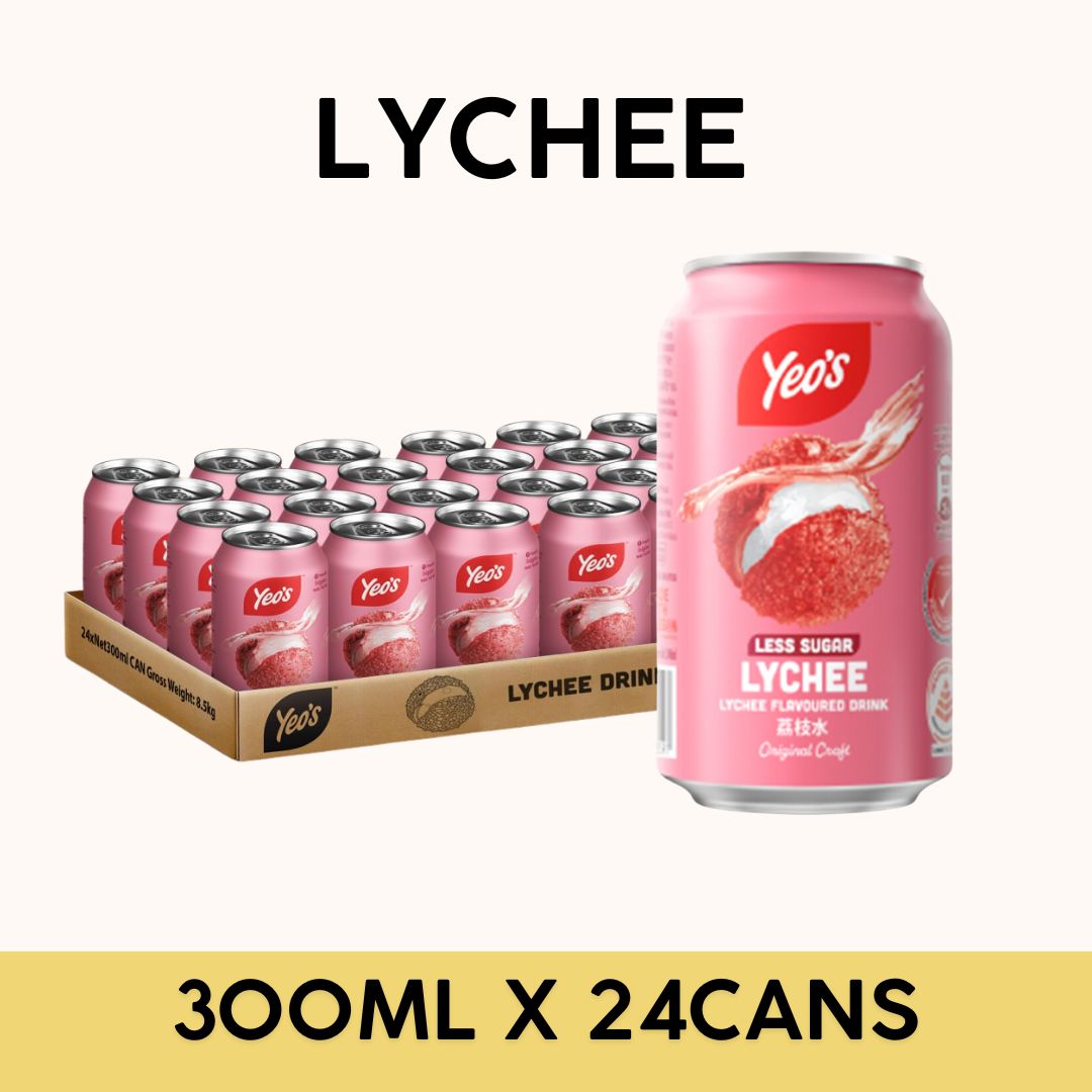 Yeo's Lychee cans drink (300mlx24cans)