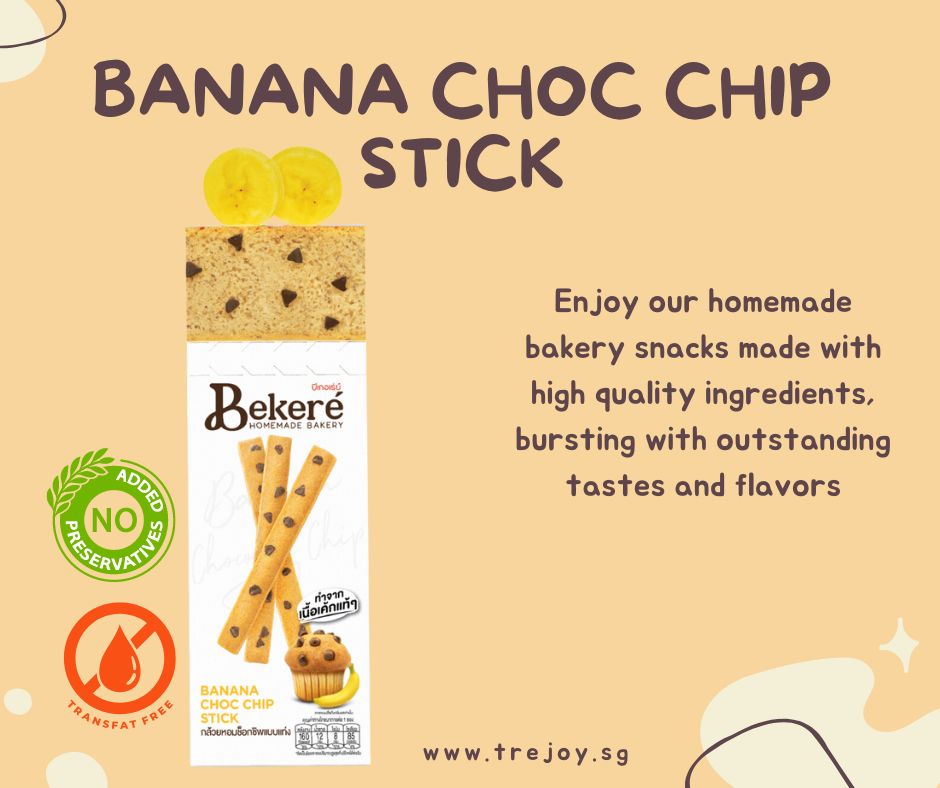 Bekere Banana Choco Chip Cake Stick 30g