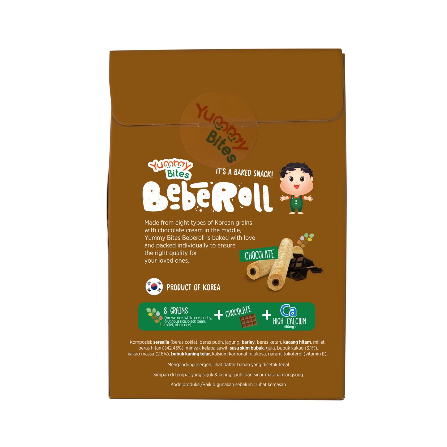 Yummy Bites Beberoll (40g) - Chocolate (9m+)