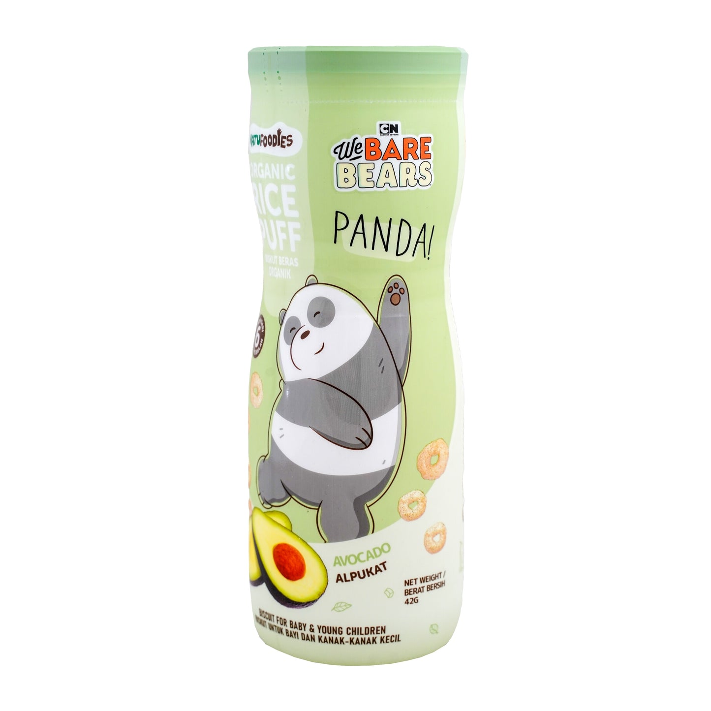 Natufoodies Organic Rice Puffs - Avocado