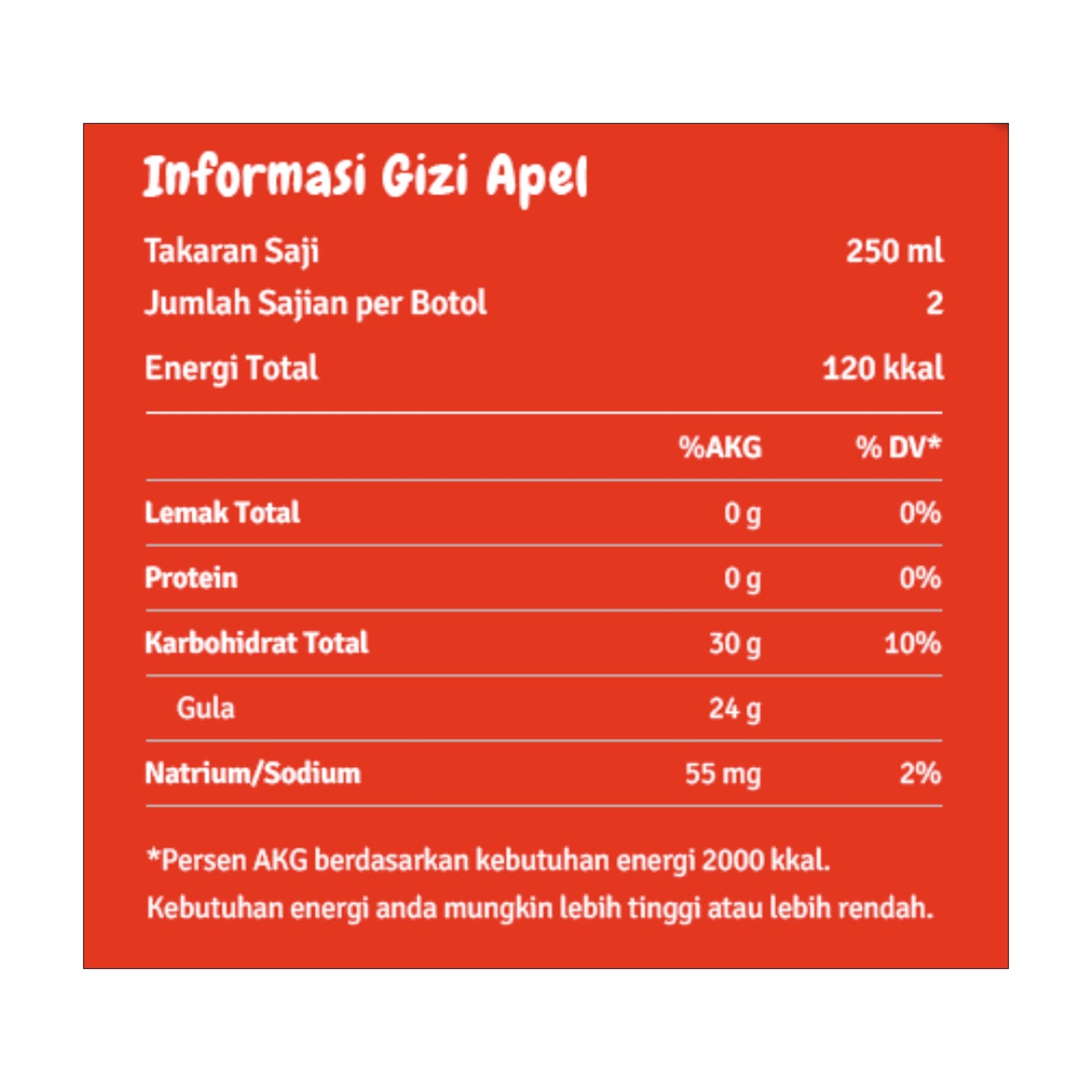 Sosro Fruit Tea (500ml) - Apple
