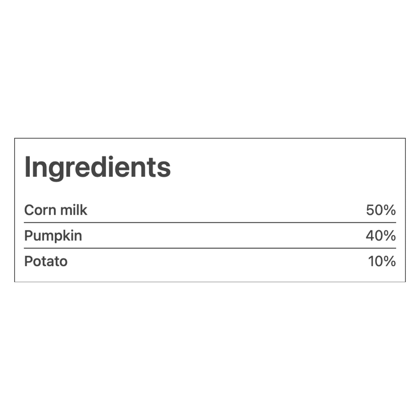 Purée $2.30