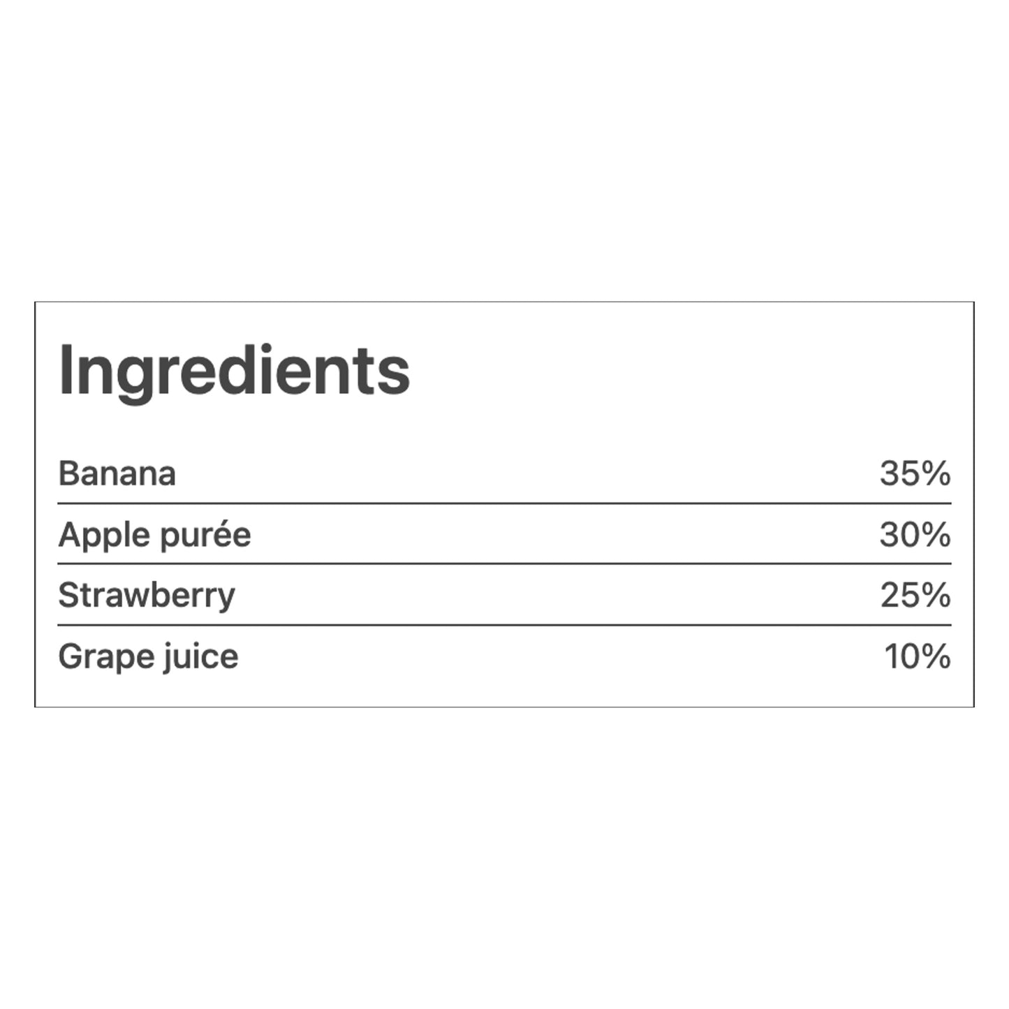 Peachy - Strawberry & Banana Smoothie
