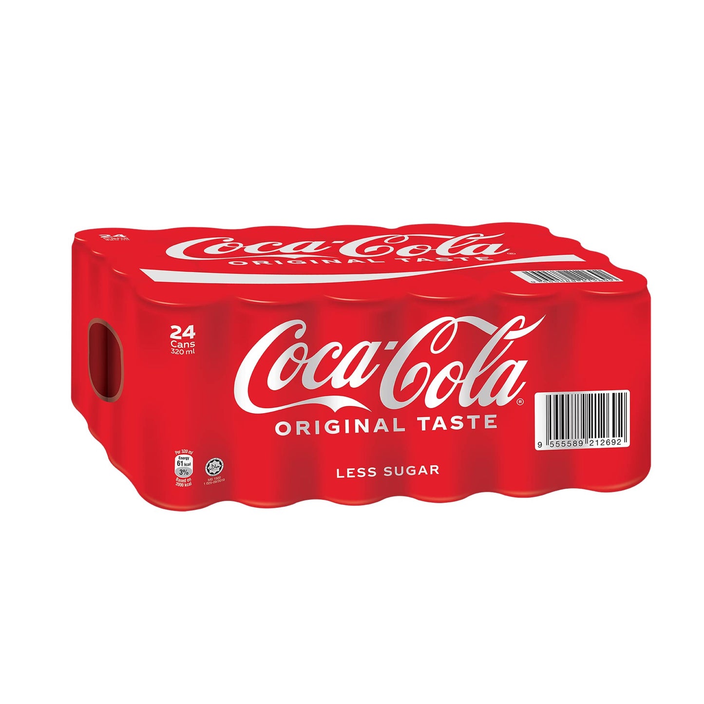 Coca-Cola Original Taste Less Sugar - Cans (24 x 320ml)
