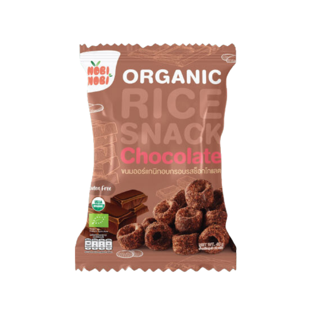 Nobi Nobi Organic Rice Ring - Chocolate