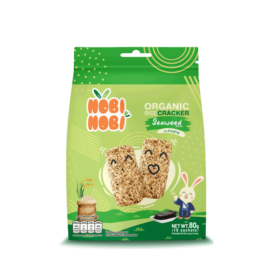 Organic crispy seaweed flavor cracker