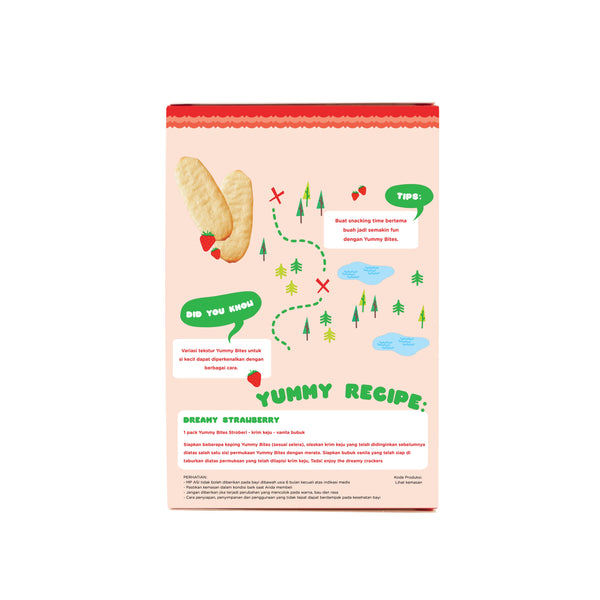 Yummy Bites Rice Cracker (25g) - Strawberry (6m+)