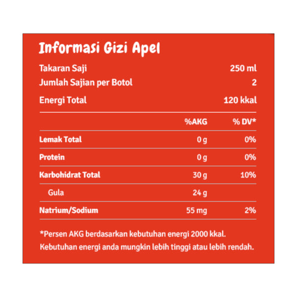 Sosro Fruit Tea (350ml) - Apple