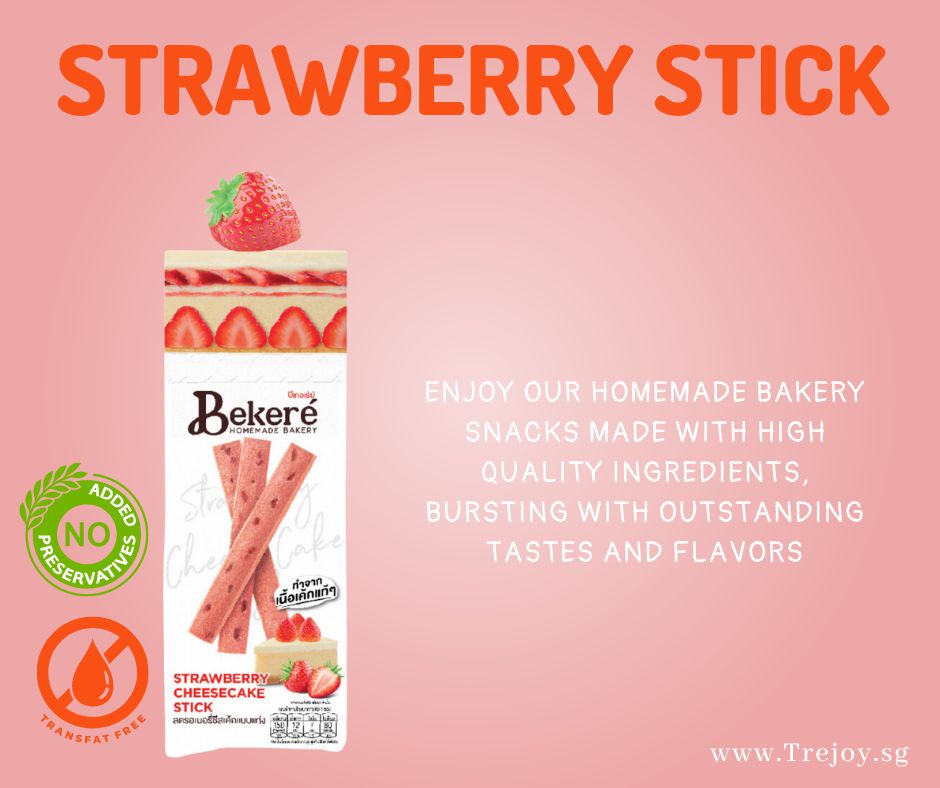 Bekere Strawberry Cake Stick 30g