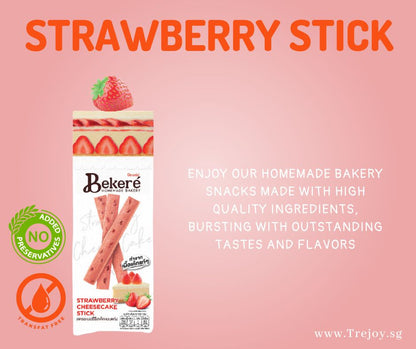 Bekere Strawberry Cake Stick 30g