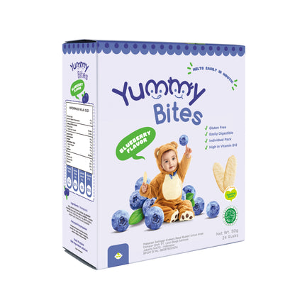 Yummy Bites Rice Cracker (50g) - Blueberry (6m+)