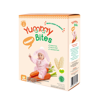 Yummy Bites Rice Cracker (50g) - Carrot (6m+)