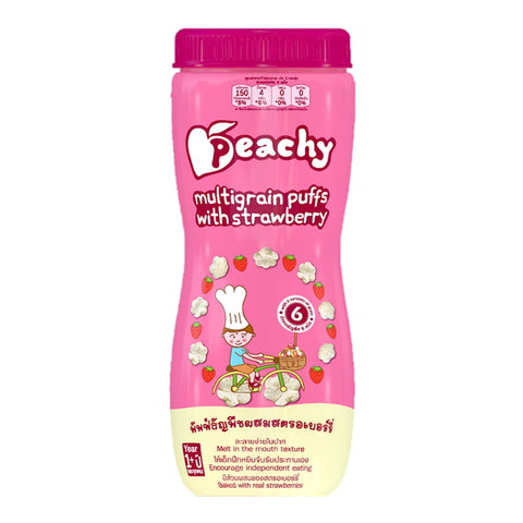 Peachy Multigrain Puffs - Strawberry