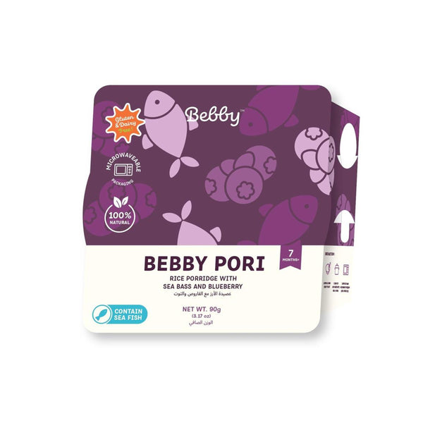 Bebby Rice Porridge - Sea bass and Blueberry