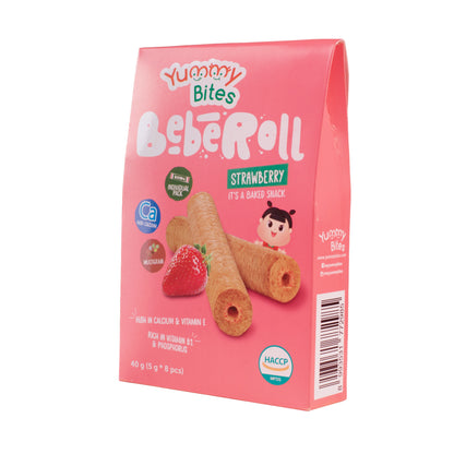 Yummy Bites Beberoll (40g) - Strawberry (9m+)