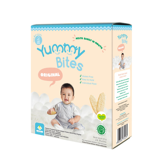 Yummy Bites Rice Cracker (50g) - Original (6m+)