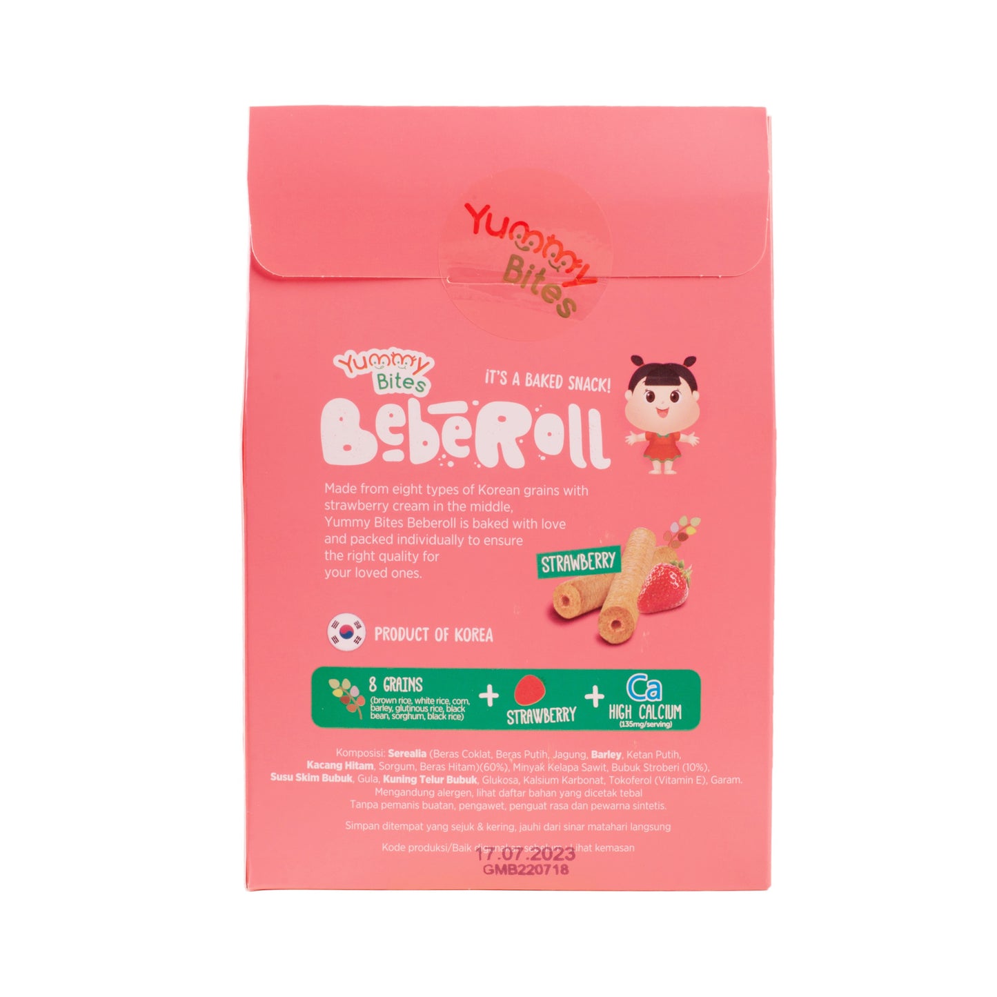 Yummy Bites Beberoll (40g) - Strawberry (9m+)