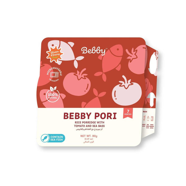 Bebby Rice Porridge - Tomato and Sea bass
