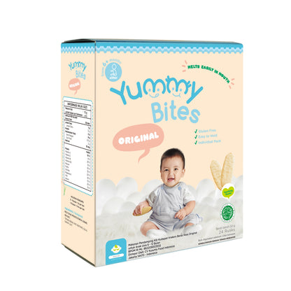 Yummy Bites Rice Cracker (50g) - Original (6m+)