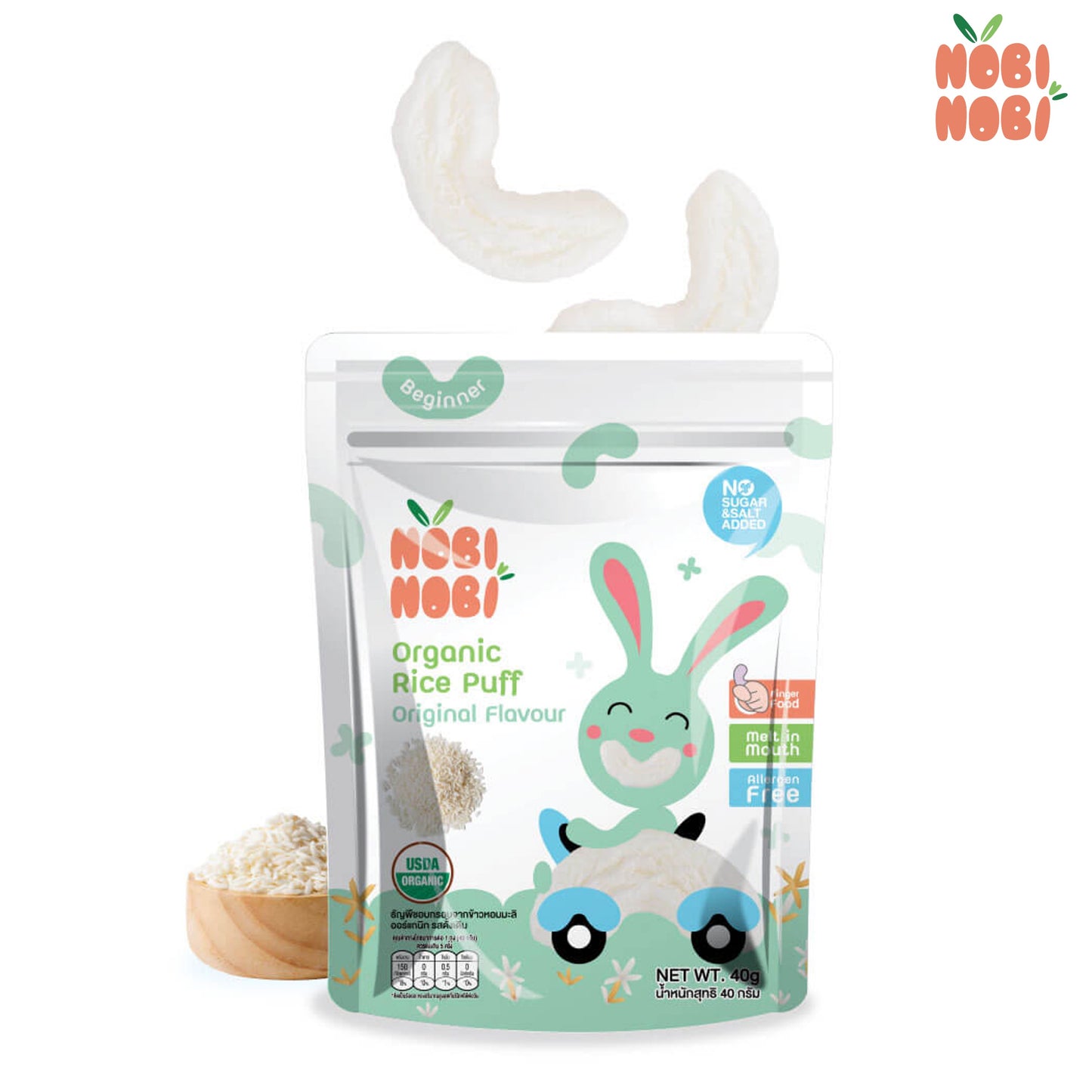 Nobi Nobi Organic Rice Puff - Original