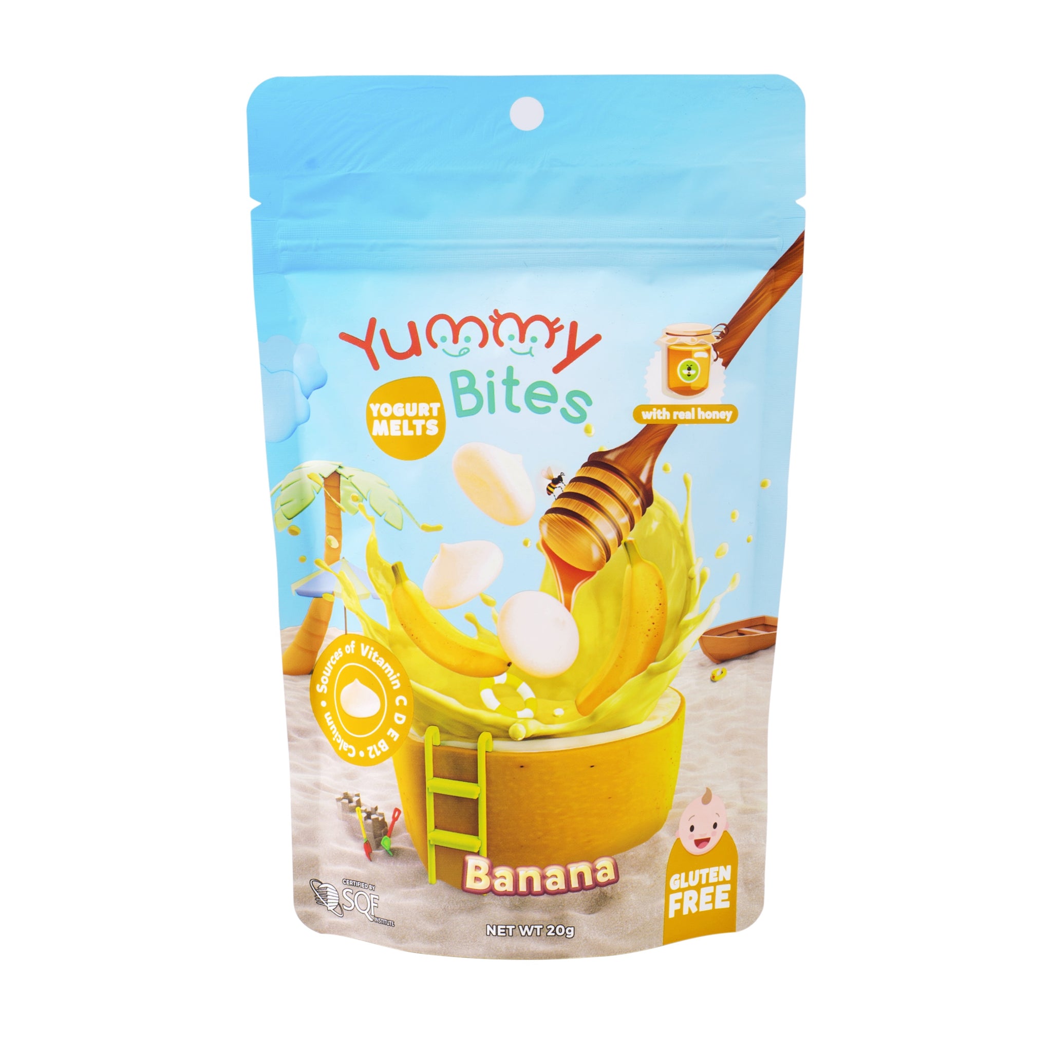 Yummy Bites Yogurt Melt (20g) - Banana Honey (1yr+)