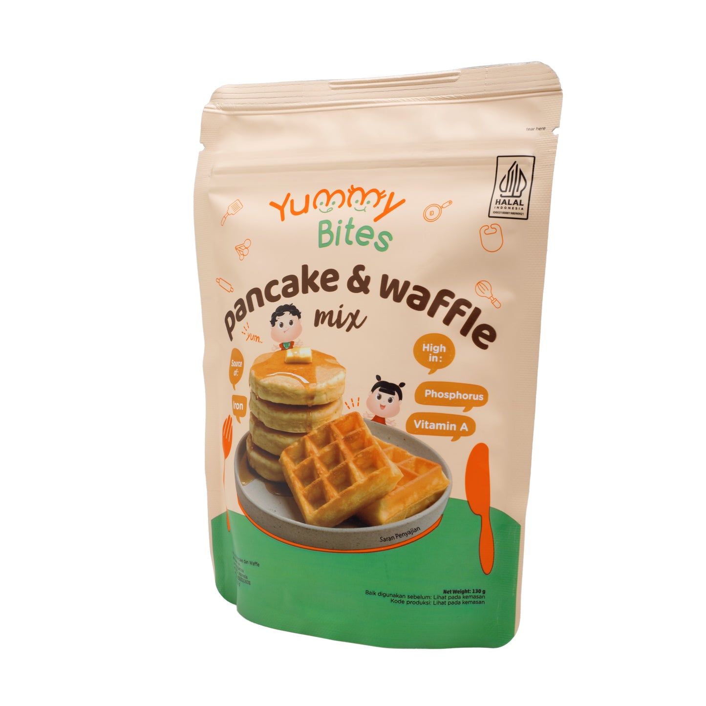 Yummy Bites Pancake and Waffle Mix (130g) (9m+)