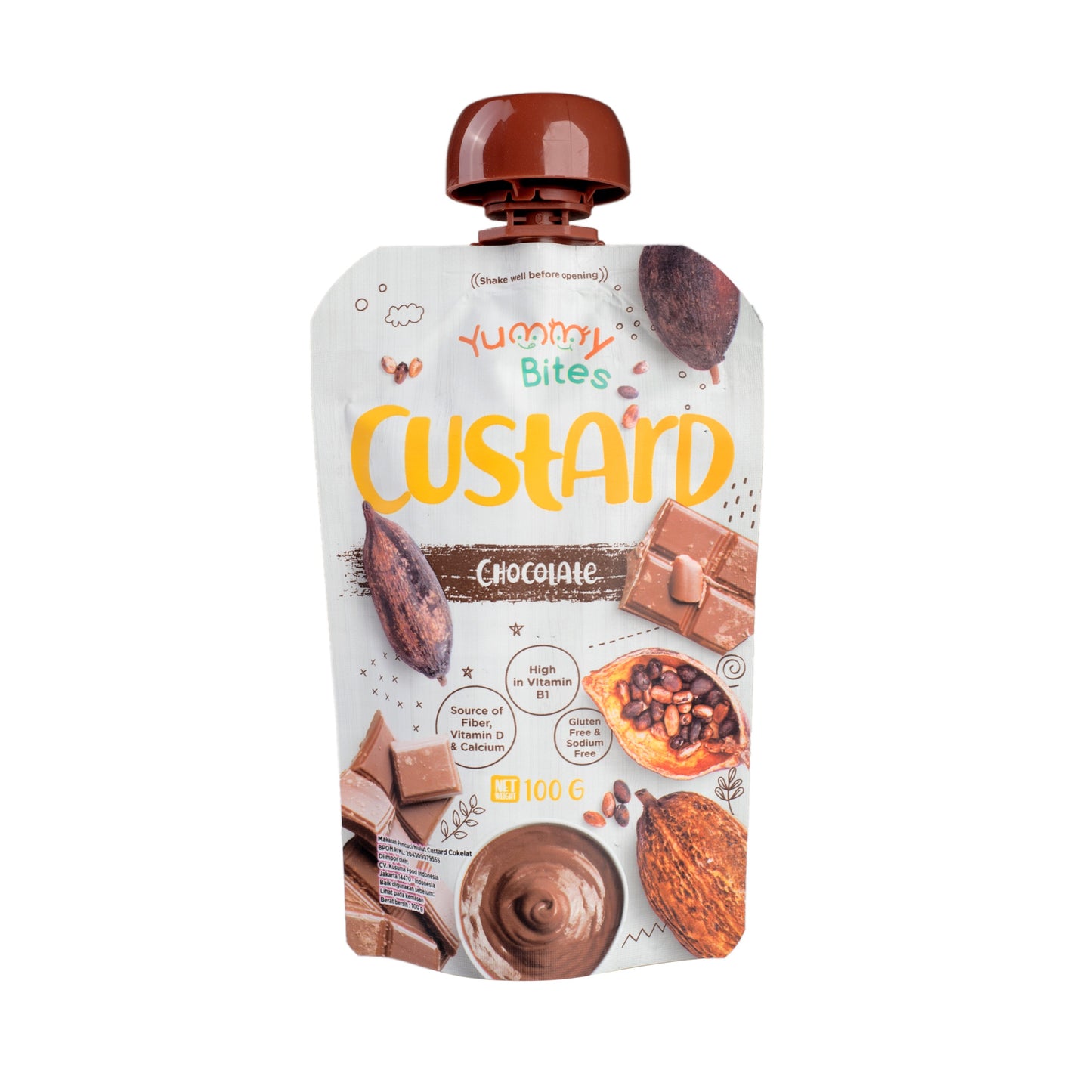 Yummy Bites Greek Yogurt (100g) - Custard Chocolate (9m+)