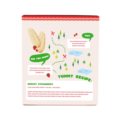 Yummy Bites Rice Cracker (50g) - Strawberry (6m+)