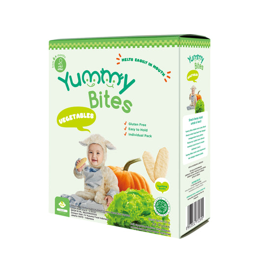 Yummy Bites Rice Cracker (50g) - Vegetable (6m+)