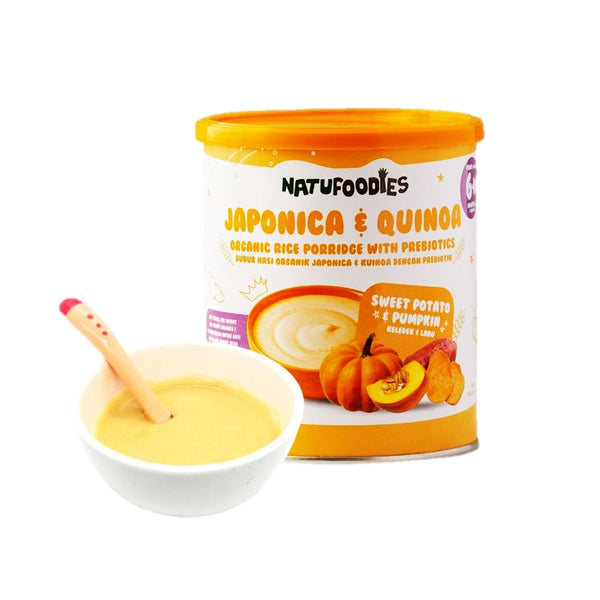 Natufoodies Organic Rice Cereal - Sweet Potato & Pumpkin