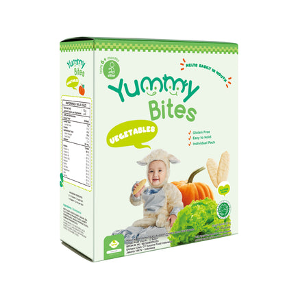 Yummy Bites Rice Cracker (50g) - Vegetable (6m+)