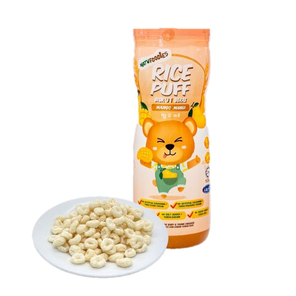Natufoodies Rice Puffs - Mango