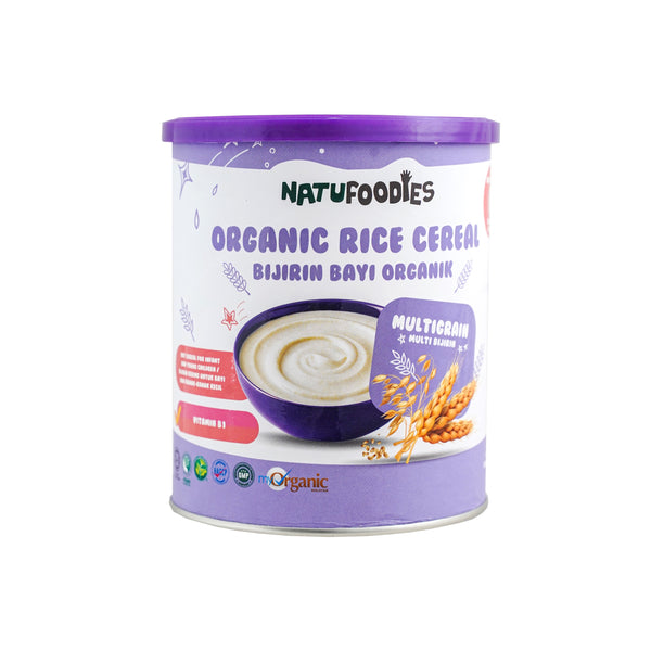 Natufoodies Organic Rice Cereal - Multigrain