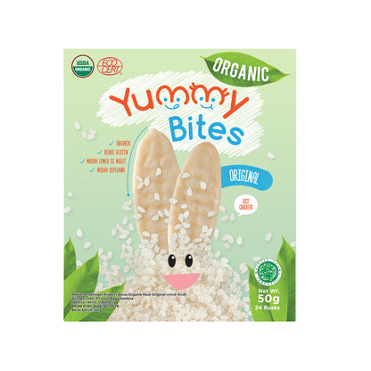 Yummy Bites Organic Rice Cracker (50g) - Original (6m+)