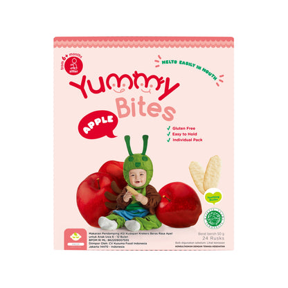 Yummy Bites Rice Cracker (50g) - Apple (6m+)