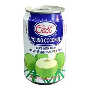 Ice Cool Young Coconut Juice with Pulp - Cans (24 x 310ml)