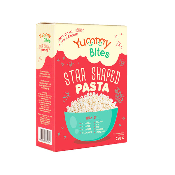 Yummy Bites Star Shaped Pasta (250g) (7m+)