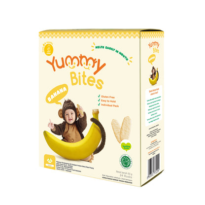 Yummy Bites Rice Cracker (50g) - Banana (6m+)