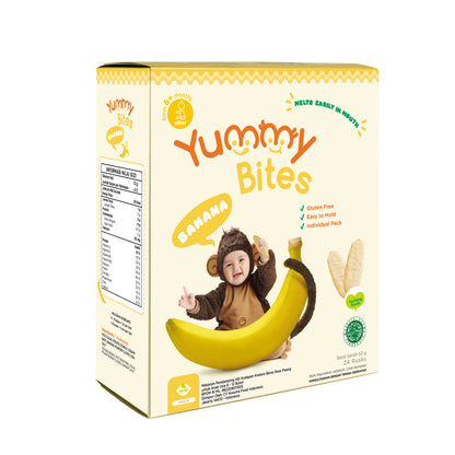 Yummy Bites Rice Cracker (50g) - Banana (6m+)