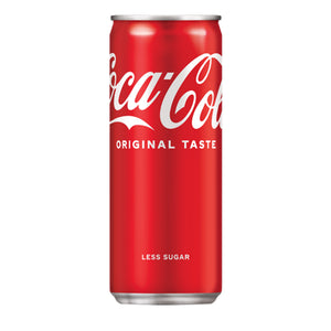Coca-Cola Original Taste Less Sugar - Cans (24 x 320ml)