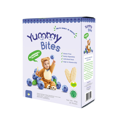 Yummy Bites Rice Cracker (50g) - Blueberry (6m+)